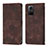 Custodia Portafoglio In Pelle Cover con Supporto YB3 per Xiaomi Redmi Note 12S Marrone