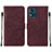 Custodia Portafoglio In Pelle Cover con Supporto YB4 per Motorola Moto E13