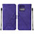 Custodia Portafoglio In Pelle Cover con Supporto YB4 per Motorola Moto Edge 40 Pro 5G Viola