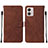 Custodia Portafoglio In Pelle Cover con Supporto YB4 per Motorola Moto G53j 5G