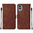 Custodia Portafoglio In Pelle Cover con Supporto YB4 per Nokia X30 5G