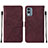 Custodia Portafoglio In Pelle Cover con Supporto YB4 per Nokia X30 5G