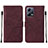 Custodia Portafoglio In Pelle Cover con Supporto YB4 per Xiaomi Poco X5 5G Rosso