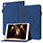 Custodia Portafoglio In Pelle Cover con Supporto YX1 per Apple iPad 10.2 (2021) Blu