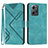 Custodia Portafoglio In Pelle Cover con Supporto YX1 per Xiaomi Redmi Note 12 4G Verde