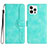 Custodia Portafoglio In Pelle Cover con Supporto YX2 per Apple iPhone 14 Pro Verde