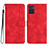 Custodia Portafoglio In Pelle Cover con Supporto YX2 per Motorola Moto E22 Rosso