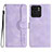 Custodia Portafoglio In Pelle Cover con Supporto YX2 per Motorola Moto Edge (2023) 5G Viola