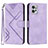 Custodia Portafoglio In Pelle Cover con Supporto YX2 per Motorola Moto G Power 5G (2023) Viola