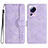 Custodia Portafoglio In Pelle Cover con Supporto YX2 per Xiaomi Mi 13 Lite 5G Viola