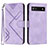 Custodia Portafoglio In Pelle Cover con Supporto YX3 per Google Pixel 6a 5G Viola