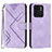 Custodia Portafoglio In Pelle Cover con Supporto YX3 per Motorola Moto Edge 40 5G Viola