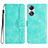 Custodia Portafoglio In Pelle Cover con Supporto YX3 per Oppo A18 Verde