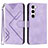 Custodia Portafoglio In Pelle Cover con Supporto YX3 per Samsung Galaxy S24 Plus 5G Viola