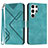 Custodia Portafoglio In Pelle Cover con Supporto YX3 per Samsung Galaxy S24 Ultra 5G