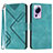 Custodia Portafoglio In Pelle Cover con Supporto YX3 per Xiaomi Mi 12 Lite NE 5G Verde