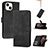 Custodia Portafoglio In Pelle Cover con Supporto YX4 per Apple iPhone 13