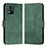 Custodia Portafoglio In Pelle Cover con Supporto YX4 per Motorola Moto E13 Verde