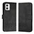 Custodia Portafoglio In Pelle Cover con Supporto YX4 per Motorola Moto G53 5G Nero