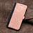 Custodia Portafoglio In Pelle Cover con Supporto YX5 per Apple iPhone 13 Oro Rosa