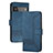 Custodia Portafoglio In Pelle Cover con Supporto YX5 per Google Pixel 6 5G Blu