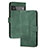 Custodia Portafoglio In Pelle Cover con Supporto YX5 per Google Pixel 6 Pro 5G Verde