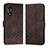 Custodia Portafoglio In Pelle Cover con Supporto YX5 per Oppo A78 4G Marrone