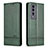 Custodia Portafoglio In Pelle Cover con Supporto YZ1 per Huawei Honor 80 GT 5G Verde