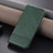 Custodia Portafoglio In Pelle Cover con Supporto YZ2 per Oppo Reno10 5G Verde