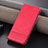 Custodia Portafoglio In Pelle Cover con Supporto YZ2 per Oppo Reno10 Pro 5G Rosa Caldo