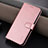 Custodia Portafoglio In Pelle Cover con Supporto YZ6 per Oppo A78 4G Oro Rosa