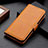 Custodia Portafoglio In Pelle Cover con Supporto Z08 per Apple iPhone 14 Pro Arancione