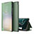 Custodia Portafoglio In Pelle Cover con Supporto ZL1 per Samsung Galaxy A32 4G Verde