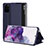 Custodia Portafoglio In Pelle Cover con Supporto ZL2 per Samsung Galaxy S20 Plus