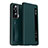 Custodia Portafoglio In Pelle Cover con Supporto ZL3 per Huawei Honor Magic Vs Ultimate 5G Verde