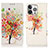 Custodia Portafoglio In Pelle Fantasia Modello Cover con Supporto A07 per Apple iPhone 13 Pro