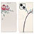 Custodia Portafoglio In Pelle Fantasia Modello Cover con Supporto A07 per Apple iPhone 14