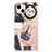 Custodia Portafoglio In Pelle Fantasia Modello Cover con Supporto A07 per Apple iPhone 15