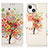 Custodia Portafoglio In Pelle Fantasia Modello Cover con Supporto A07 per Apple iPhone 15 Plus