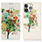 Custodia Portafoglio In Pelle Fantasia Modello Cover con Supporto A07 per Apple iPhone 15 Pro Max