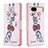 Custodia Portafoglio In Pelle Fantasia Modello Cover con Supporto B01F per Google Pixel 8a 5G