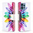 Custodia Portafoglio In Pelle Fantasia Modello Cover con Supporto B01F per Motorola Moto Edge Plus (2023) 5G Multicolore