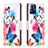 Custodia Portafoglio In Pelle Fantasia Modello Cover con Supporto B01F per Motorola Moto G Play Gen 2