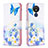 Custodia Portafoglio In Pelle Fantasia Modello Cover con Supporto B01F per Nokia C21