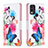 Custodia Portafoglio In Pelle Fantasia Modello Cover con Supporto B01F per Nokia C22