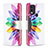 Custodia Portafoglio In Pelle Fantasia Modello Cover con Supporto B01F per Nokia C22 Multicolore