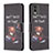 Custodia Portafoglio In Pelle Fantasia Modello Cover con Supporto B01F per Nokia C32