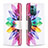 Custodia Portafoglio In Pelle Fantasia Modello Cover con Supporto B01F per Nokia G11 Multicolore