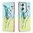 Custodia Portafoglio In Pelle Fantasia Modello Cover con Supporto B01F per Oppo A2 5G