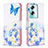 Custodia Portafoglio In Pelle Fantasia Modello Cover con Supporto B01F per Oppo A2 5G